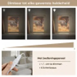 Zebra's - Savannelandschap - Gras Light Box met kabel (Tafellamp) klein -USP_dimbaarNL