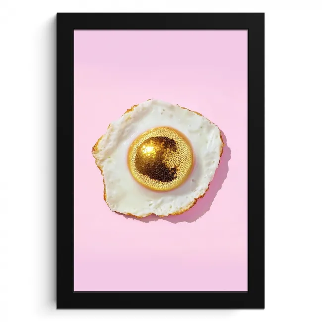 Ei - Disco - Ontbijt - Glitter KitchenYeah - Keuken - Fotolijst klein -3d