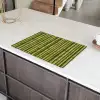 Groen - Bamboe - Verticaal Inductie beschermer vinyl 3mm klein 276 -sfeer8