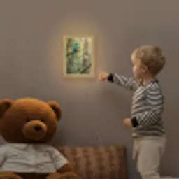 Quetzal - Jungle - Natuur - Groen Light Box met kabel (Kinderlampje) klein -sfeer4a_kind