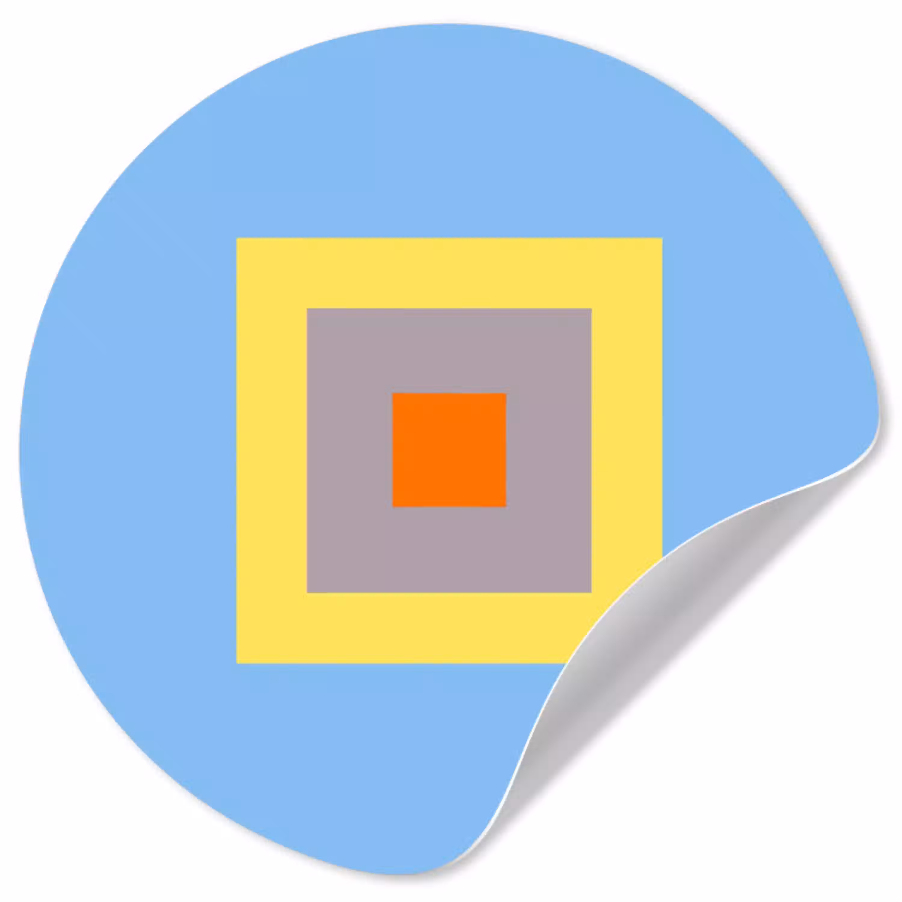 Abstract - Geometrisch - Kleurrijk - Modern - Vormen Wandcirkel behangsticker klein -3d
