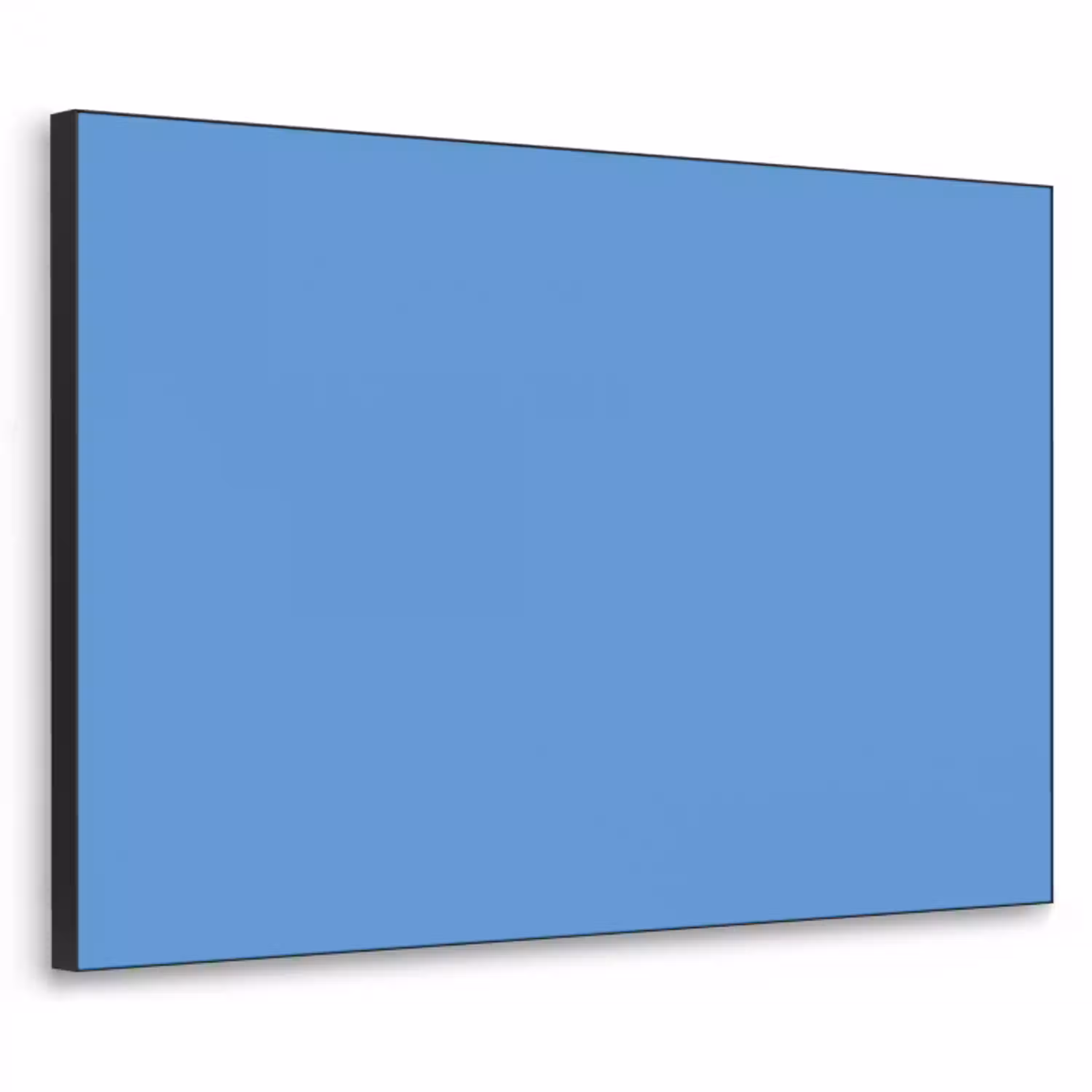 Cornflower - Blue - Blauw Textielframe zwart klein 947 -3d
