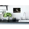 Cappuccino - Kop - Bonen - Bruin Muursticker klein -keuken