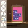 Valentijn - Tekst - Love Light Box met kabel (Tafellamp) klein -USP_NL