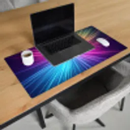 Abstract - Light - Burst - Modern - Colorful Muismat XXL klein -sfeer1