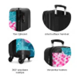 Strandballen - Roze - Water NBS - Handbagage koffer - Volwassenen Unisex middel zzzzzzzbolletjes_NL