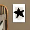 Sterren - Zwart - Kerstmis - Feestdagen canvas 2cm klein -sfeer3