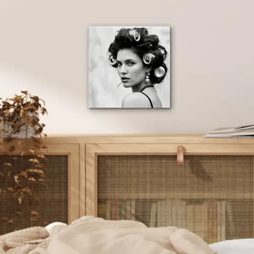 Edgy - Vrouw - Zwart - Wit aluminium wit klein -sfeer3