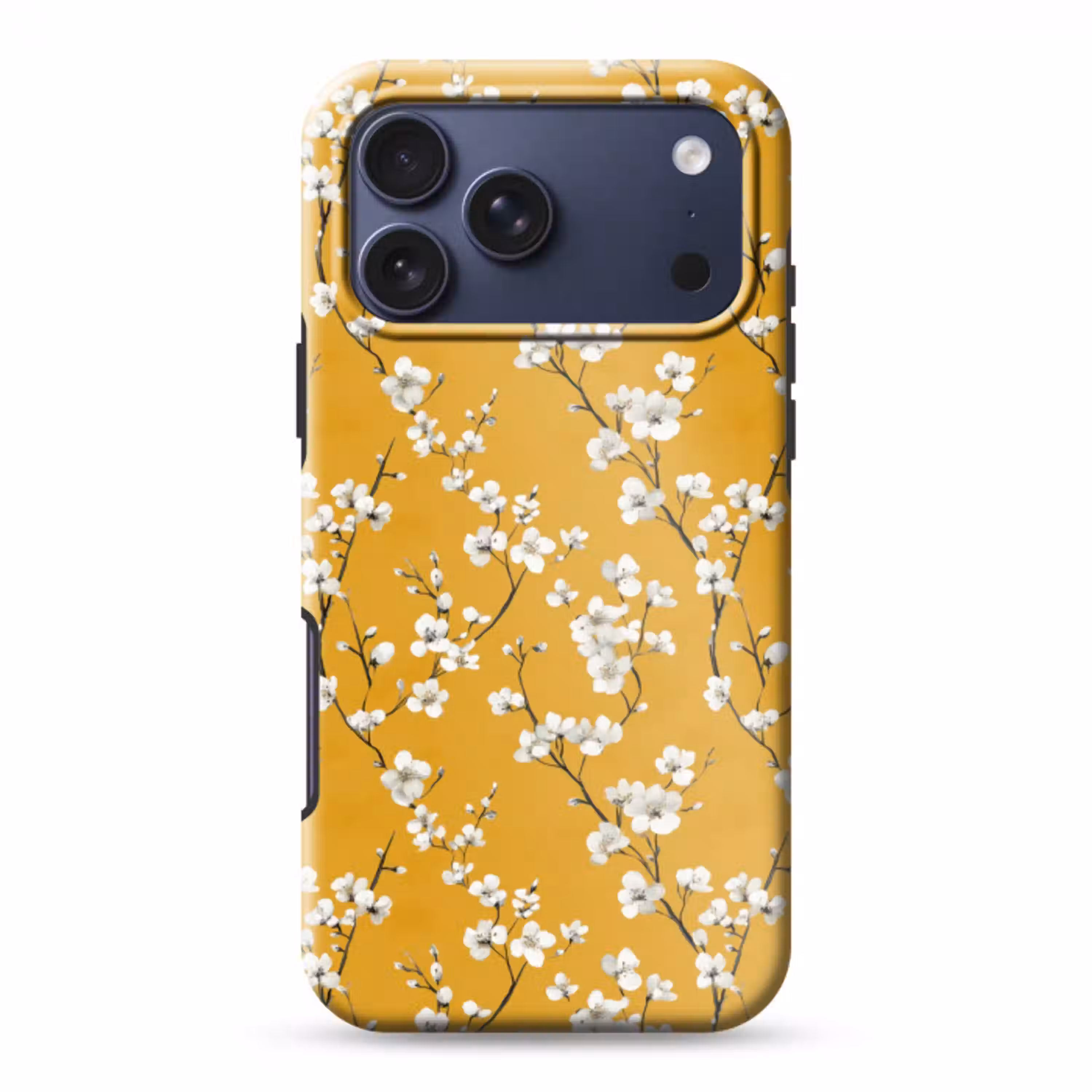 Bloesemtak - Aquarel - Geel Toughcase MagSafe Apple iPhone 17 Pro Max klein 1019 -3d