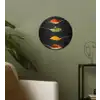 Kruiden - Lepel - Specerijen - Zwart - Italiaans Wandcirkel behangsticker klein -sfeer2