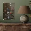 Bloemen in een Wan-Li vaas en schelpen - Schilderij van Balthasar van der Ast plexiglas 5mm klein -sfeer3