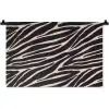 Zebra - Zwart - Roze Wandkleed katoen klein 269 -zz3d