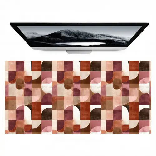 Geometrie - Modern - Retro Muismat XXL klein 681 -zzz3d