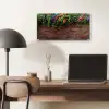 Bloemen - Muur - Groen - Oranje plexiglas 5mm klein -sfeer6