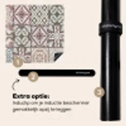 Tegelmozaïek Collage Inductie beschermer vinyl 3mm middel -zzzzzzz-induclip_NL