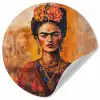 Portret - Sieraden - Schilderachtig Wandcirkel behangsticker klein -3d