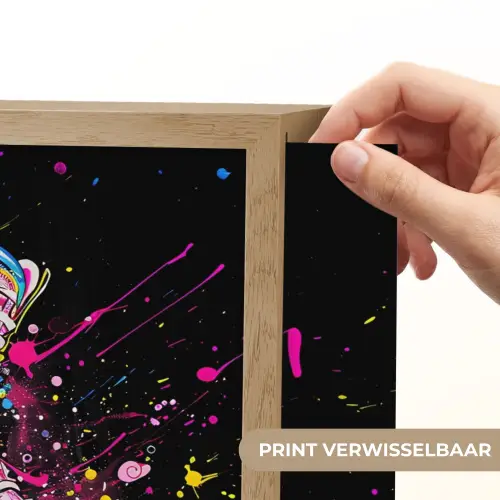 Graffiti - Sport - Rolschaatsen - Skating Light Box met batterij (Wandlamp) middel -USP_websiteprintNL
