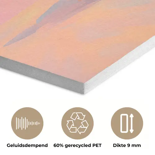 Croissant - Strik - Roze PET vilt klein -closeup_NL