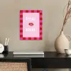 Kiss - Roze - Frans - Valentijn poster papier klein -sfeer1