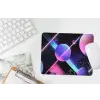 Bollen - Neon - Lijnen - Roze muismat rubber klein -witbureau