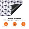 Oceaan - Visachtig - Blauw - Wit Inductie beschermer vinyl 3mm klein 276 -zzzzzzz-td-onderkant