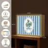 Illustratie - Bessen - Blauw - Strepen Light Box met batterij (Wandlamp) middel -USP_websiteoverzichtNL