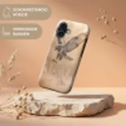 Buizerd - Roofvogel - Natuur - Bruin Toughcase MagSafe Apple iPhone 17 klein -USP_RandenV_NL