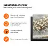 Levensboom - Goud - Wit Inductie beschermer vinyl 3mm klein -zzzzzzz-td-ups
