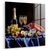 Champagne - Luxe - Oesters plexiglas 5mm klein -zzzproduct_nieuw