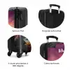 Rode reuzendraak NBS - Handbagage koffer - Kinderen Unisex middel zzzzzzzbolletjes_FR