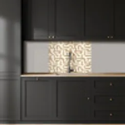 Modern - Abstract - Beige keuken achterwand 2 middel 865 -sfeer1