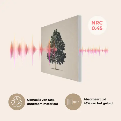 Eikenboom - Schaduw - Egaal PET vilt klein -USP_NL