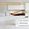 Golven - Abstract - Warm Beige keuken achterwand 2 middel -sfeer4_FR