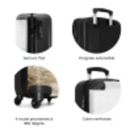Wolken - Duinlandschap - Zand NBS - Handbagage koffer - Volwassenen Unisex middel zzzzzzzbolletjes_FR