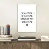 Spreuken - Quotes - Je kust je je sust me - Maaike Ouboter aluminium wit klein -sfeer1