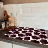 Bloemen - Aquarel - Paars Inductie beschermer vinyl 3mm klein 276 -sfeer3
