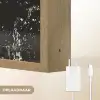 Hardloopschoenen - Rennen - Druppels - Zwart Light Box met batterij (Wandlamp) middel -USP_websiteoplaadbaarNL