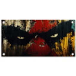 Graffiti - Ogen - Abstract tuinposter los doek klein -3d