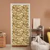 Abstract - Modern - Goud deurposter klein 289 -sfeer1