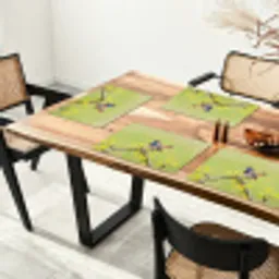 Vogel - Tak - Natuur - Kleurrijk Placemat vinyl groot -zzsfeer4_Kitchenyeah-website