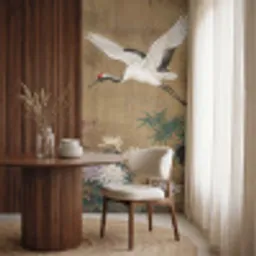 Oosters - Elegant - Kleurrijk Behang Vinyl klein -sfeer1