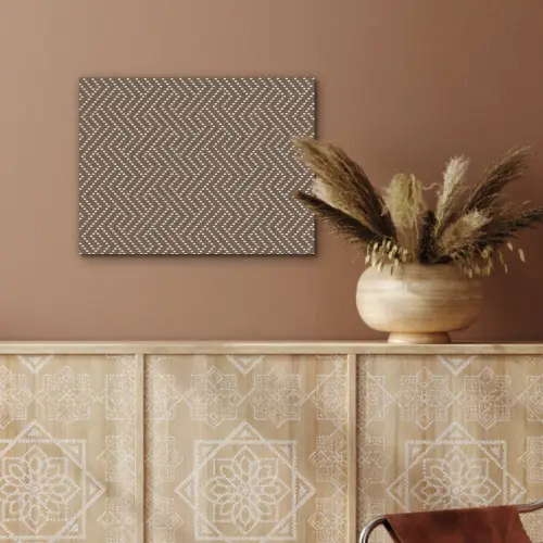 Stippen - Bruin - Beige - Patroon PET vilt klein 837 -sfeer4