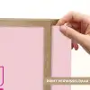 Bisou - Roze - Minimalistisch Light Box met batterij (Wandlamp) middel -USP_websiteprintNL