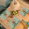 Bloemen - Vaas - Kaartje Placemat vinyl groot -zzsfeer5_Kitchenyeah-website