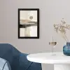 Minimalistisch - Landschap - Dimensie fotolijst zwart zonder passe partout klein -sfeer4