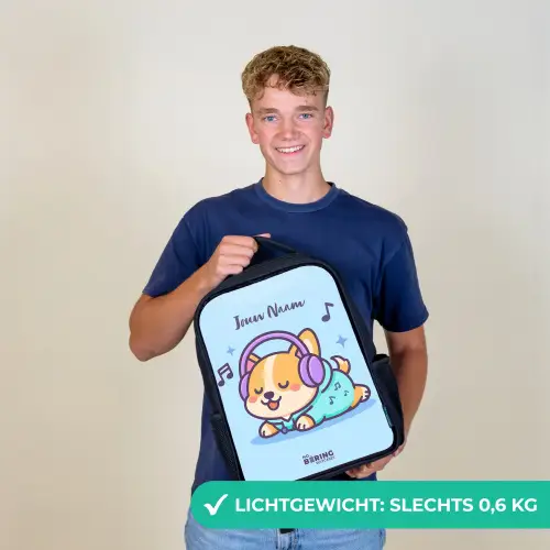 Kawai - Hond - Muziek Rugzak - Zwart middel -sfeer7_NL