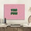 Yes fun - Groen - Roze - Stippen PET vilt klein -sfeer1