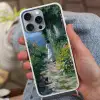 Kat - Vrouw - Bloemen - Huis Hoesje iPhone 16 Pro Max met koord klein -sfeer3