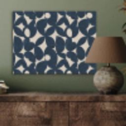 Modern - Geometrisch - Blauw PET vilt klein 837 -sfeer2
