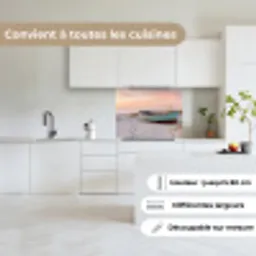 Rustiek - Roeiboot - Zandstrand keuken achterwand 2 middel -sfeer4_FR
